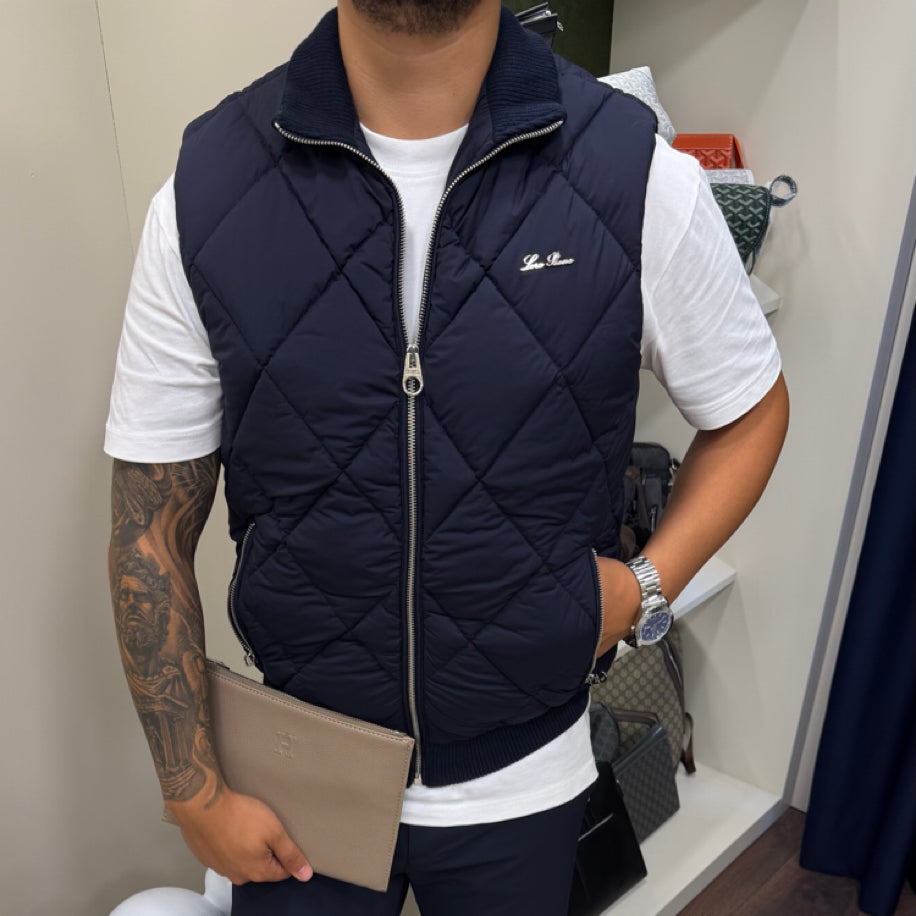 Loro Piana Premium Lacivert Yelek