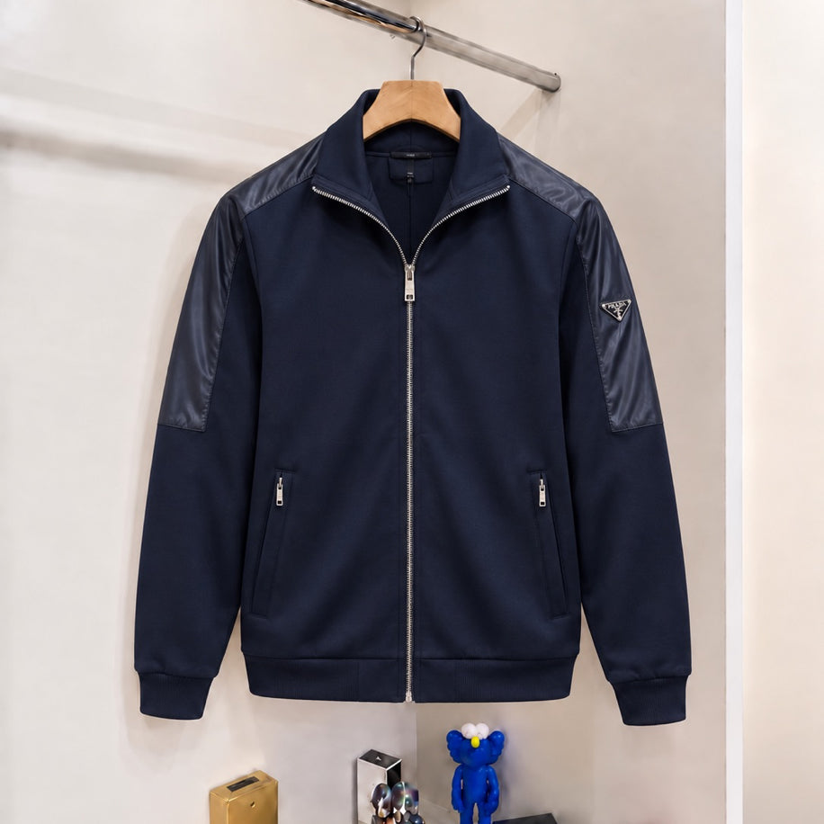Prada Fermuarlı Hırka Lacivert