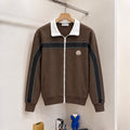 Moncler NFC AKTİF İthal Premium Fermuarlı Hırka Kahve