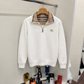 Burberry Yarım Fermuarlı Sweatshirt