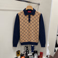 Gucci Premium Örme Triko Lacivert