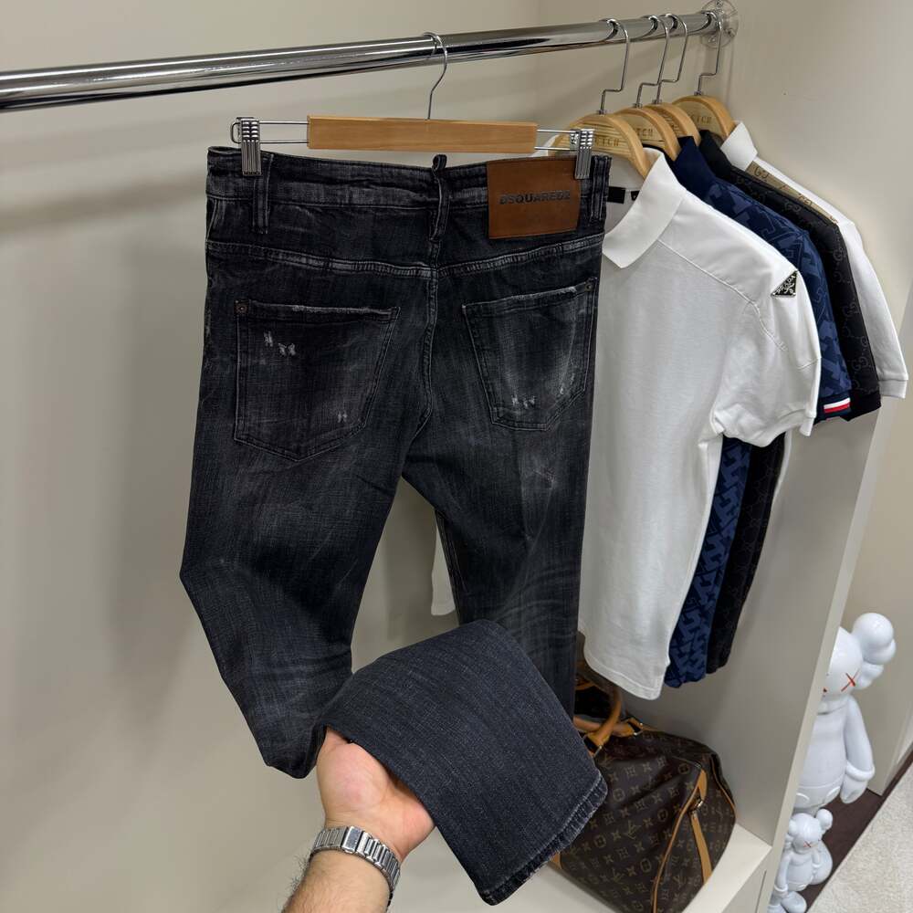 Dsquared Siyah Kot Pantolon