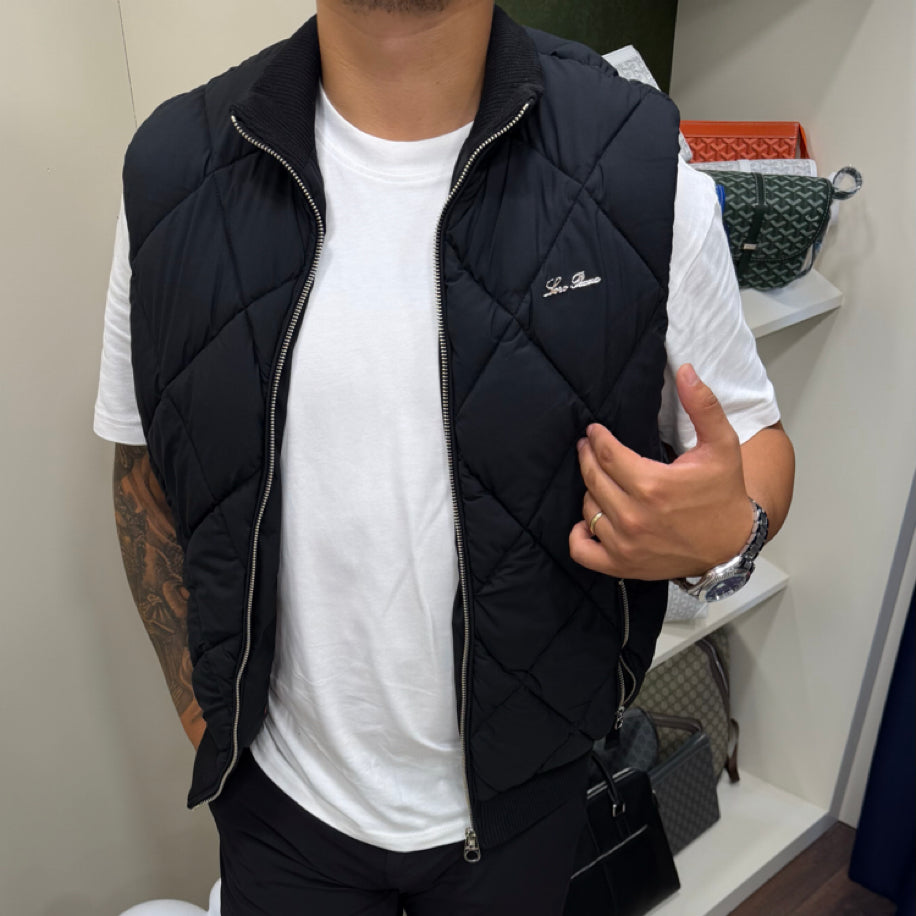 Loro Piana Premium Yelek Siyah