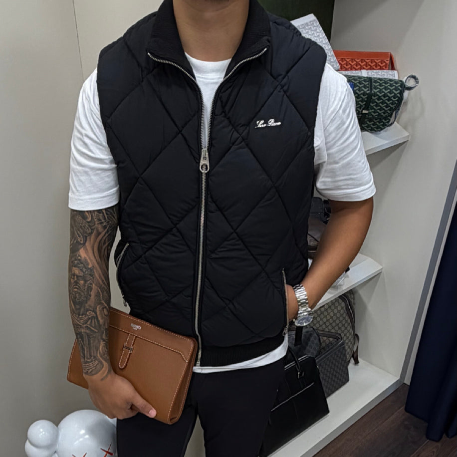 Loro Piana Premium Yelek Siyah