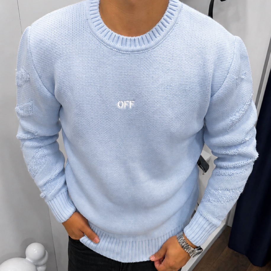 Off White Örme Kazak