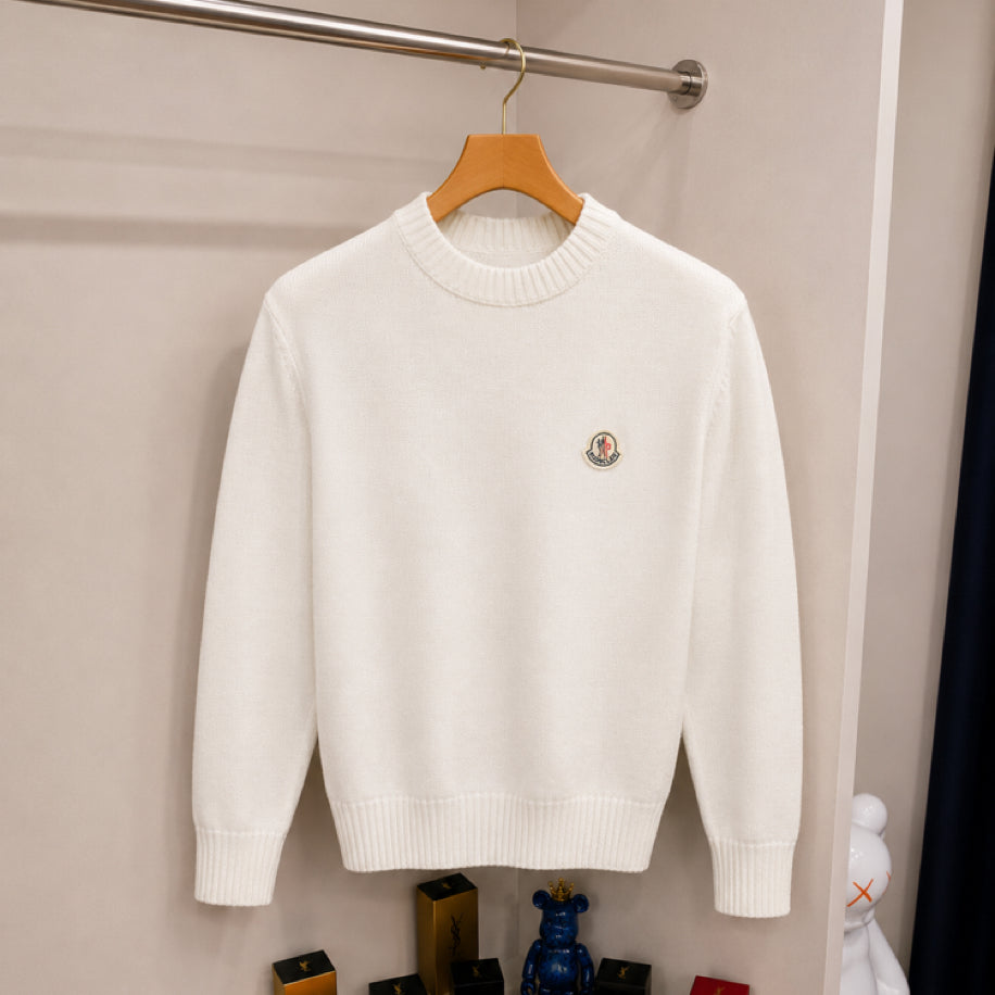 Moncler Örme Kazak Beyaz