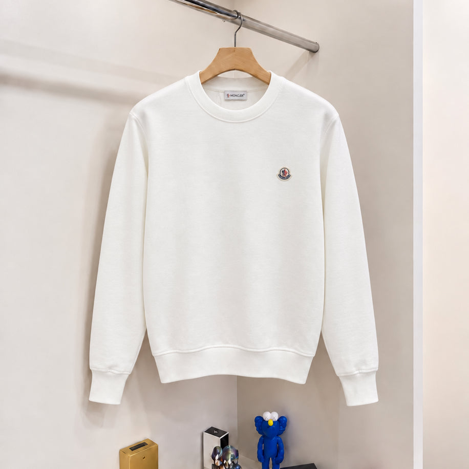 Moncler Logo NFC AKTİF Sweatshirt Beyaz