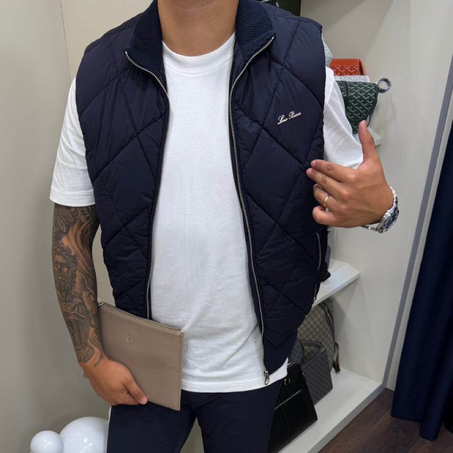 Loro Piana Premium Lacivert Yelek