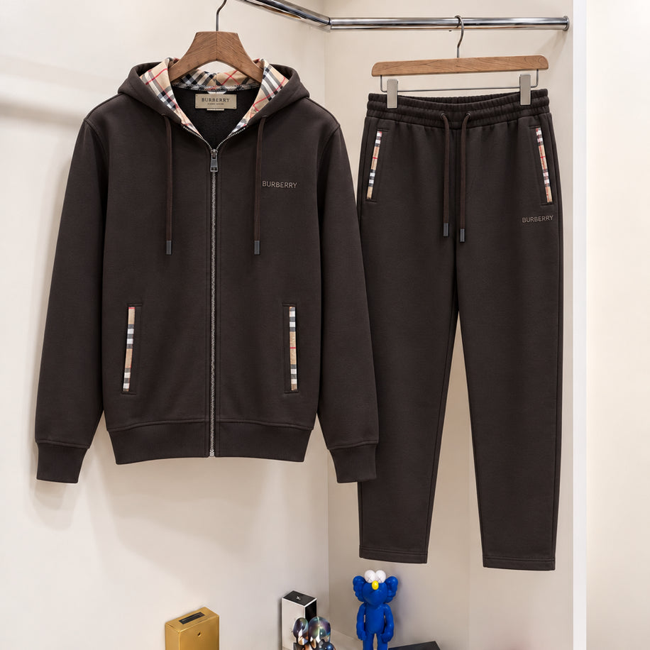 Burberry Kahve İthal Eşofman Takım
