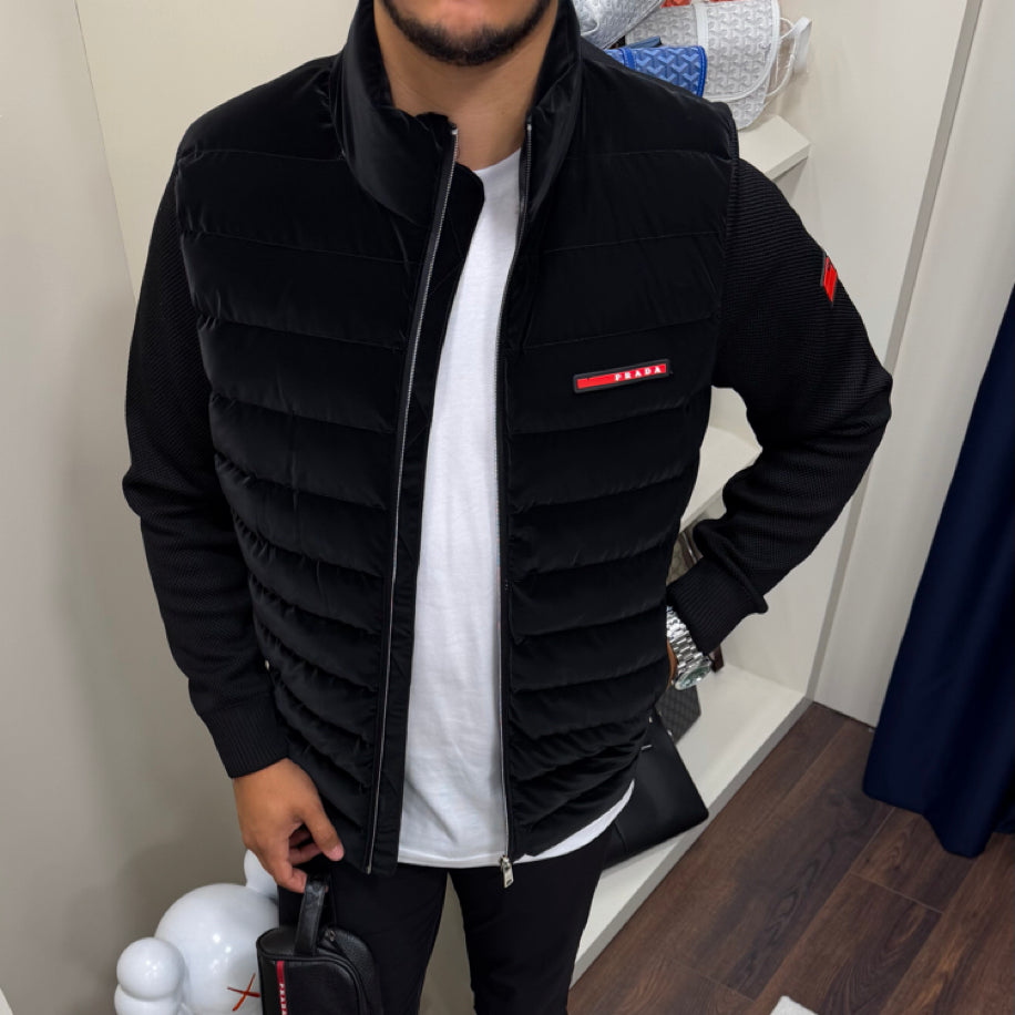 Prada Çelik Örme Ceket Siyah