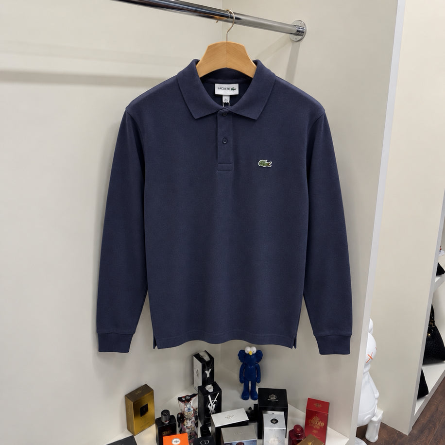Logo Yakalı Sweatshirt Lacivert