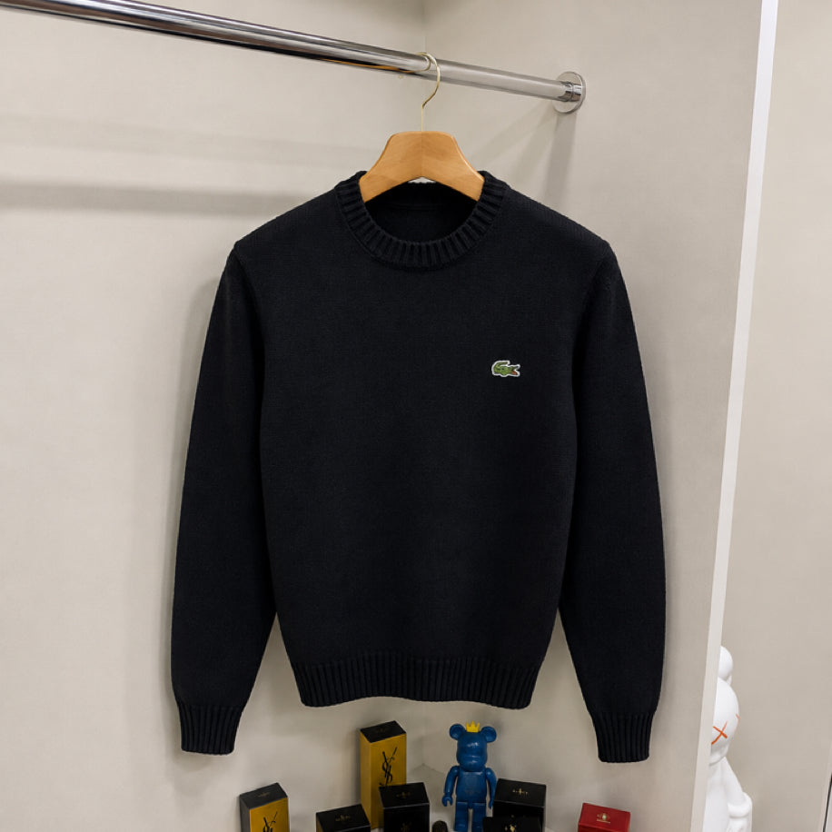 Lacoste Örme Kazak Siyah