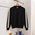 Kol Detay Sweatshirt Siyah
