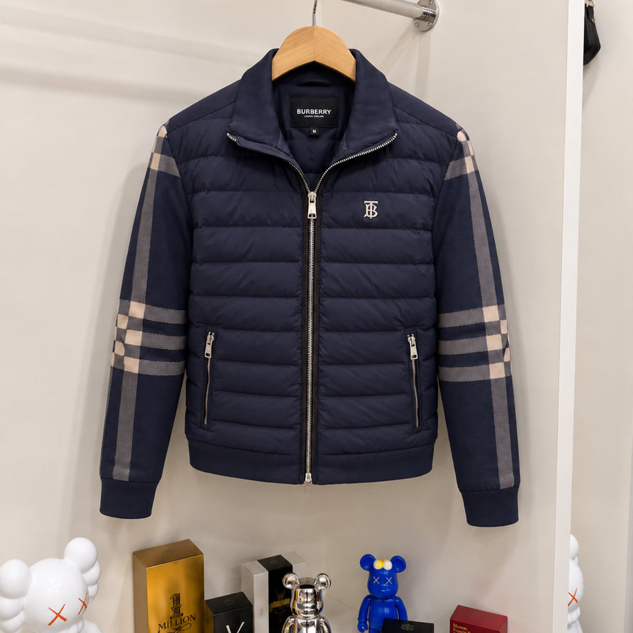 Burberry Premium Çelik Örme Ceket Lacivert