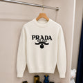 Prada Milano Örme Kazak Beyaz
