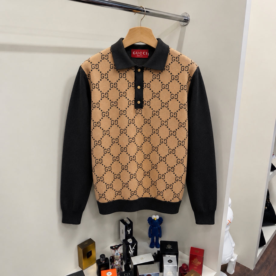 Gucci Premium Örme Triko Siyah