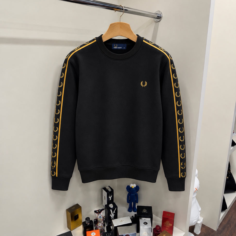 Fred Perry Detay Sweatshirt Siyah