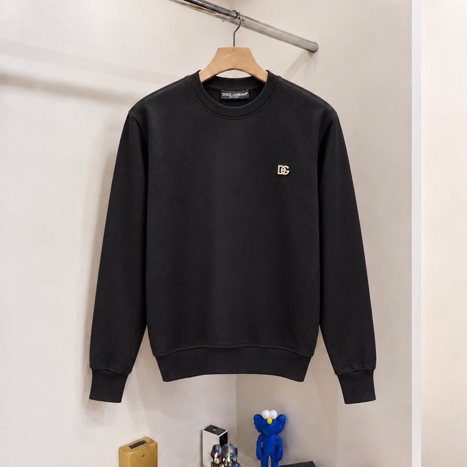 DG İthal Logo Sweatshirt Siyah