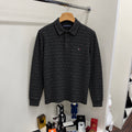 Yakalı Sweatshirt Siyah