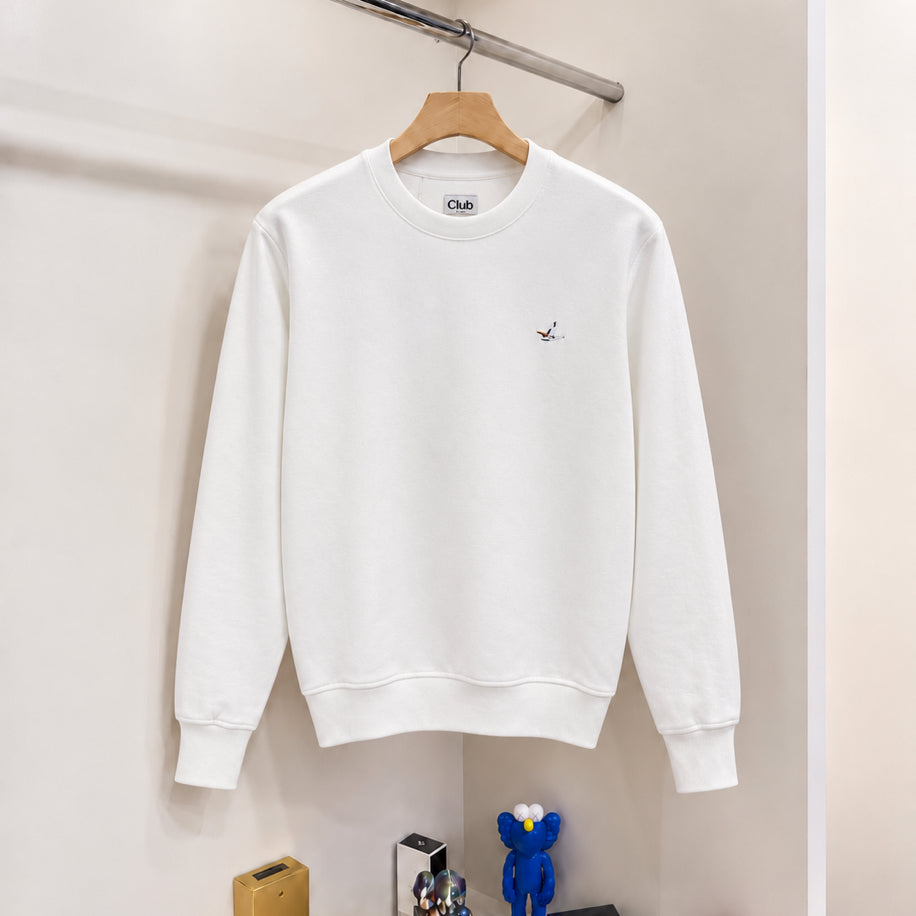 Logo Sweatshirt Beyaz