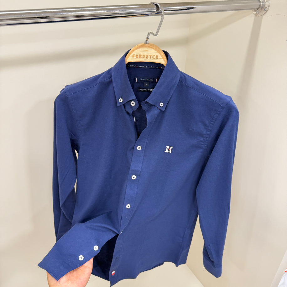 Tommy Hilfiger Lacivert Gömlek
