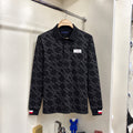 Yakalı Sweatshirt Siyah