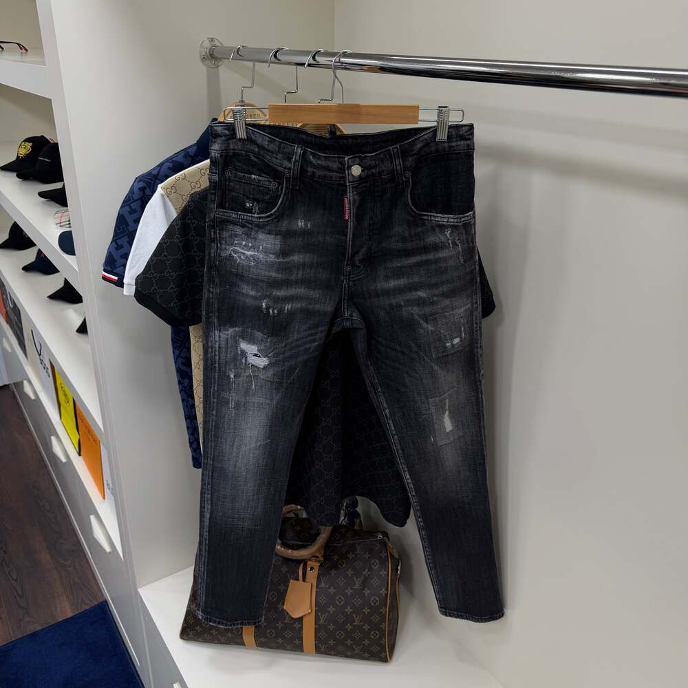 Dsquared Siyah Kot Pantolon