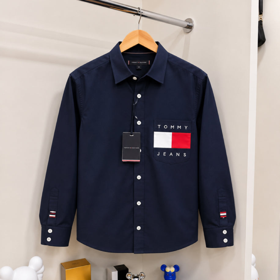 Tommy Hilfiger Gömlek Lacivert